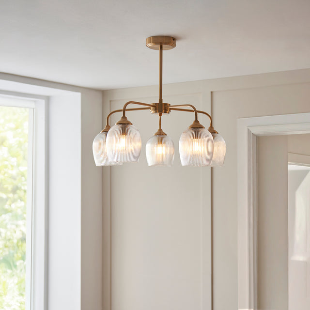 Ashcroft Ribbed Pendant
