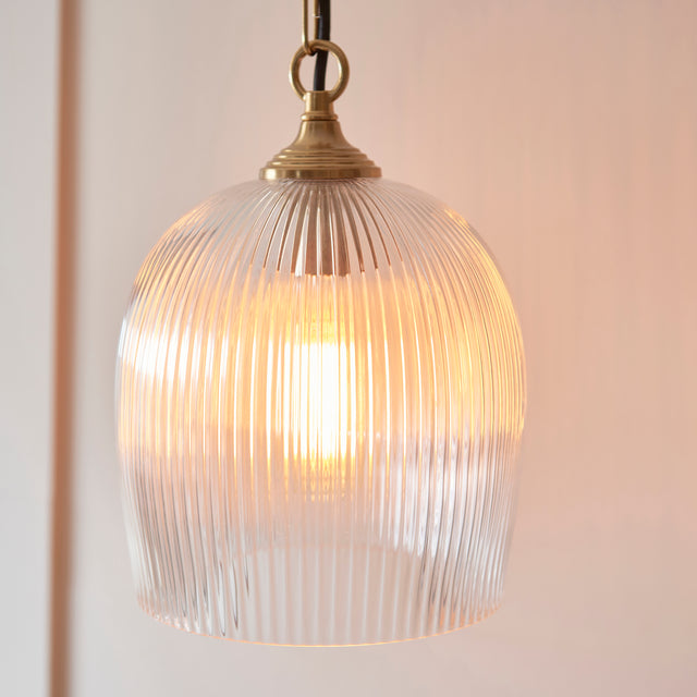 Ashcroft Ribbed Pendant