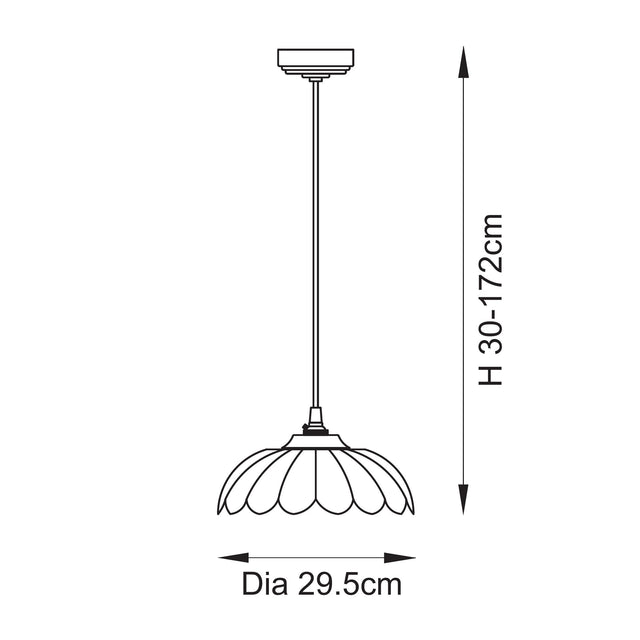 Eltham & Carnation Pendant