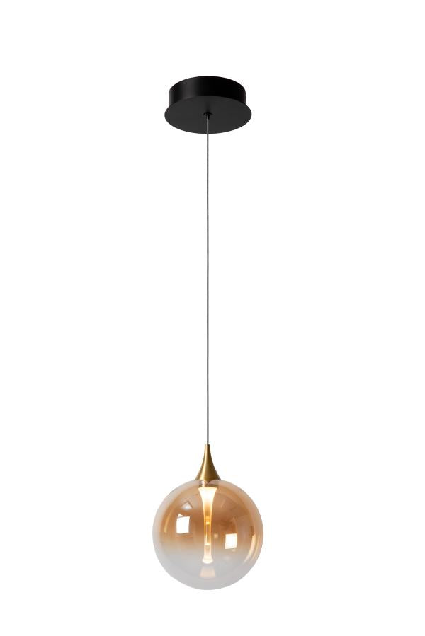Lucide GISELA Pendant Light Ø 16 cm - 1x5W 2700K - Amber