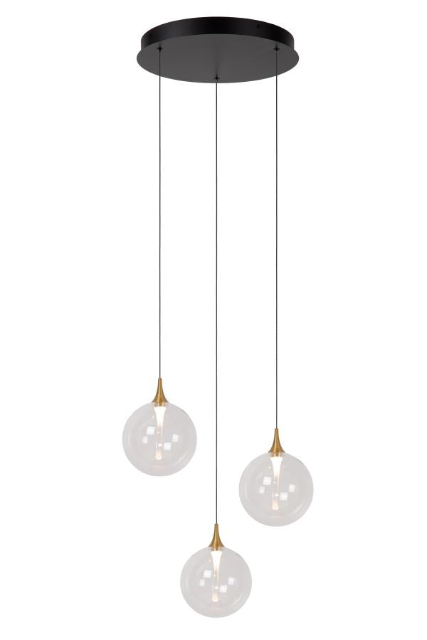 Lucide GISELA Pendant Light Ø 36 cm - 3x4,3W 2700K - Transparent