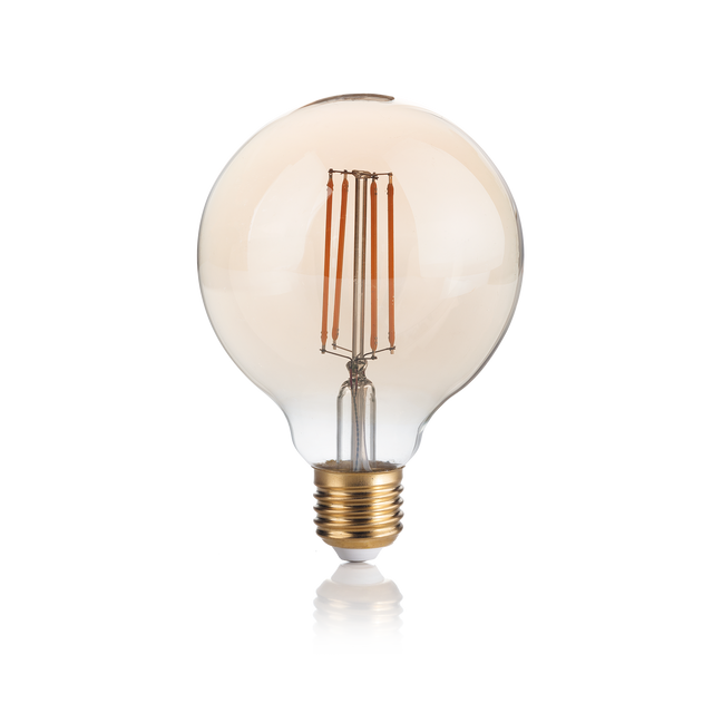 E27 GLOBO D095 04W 2200K CRI80 AMBER