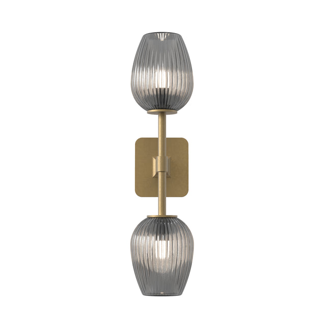 Tacoma Tulip Ribbed Glass