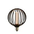 Globe Lamp - Black Metal
