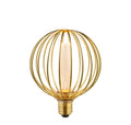 Globe Lamp - Gold Metal