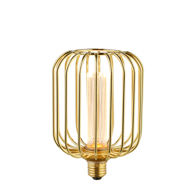 Drum Lamp - Gold Metal