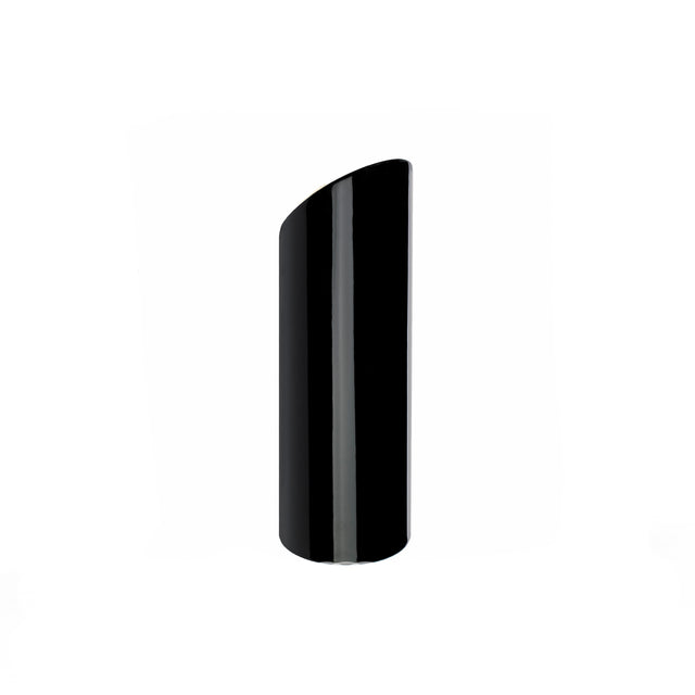 Moso Wall Up Light - black porcelain