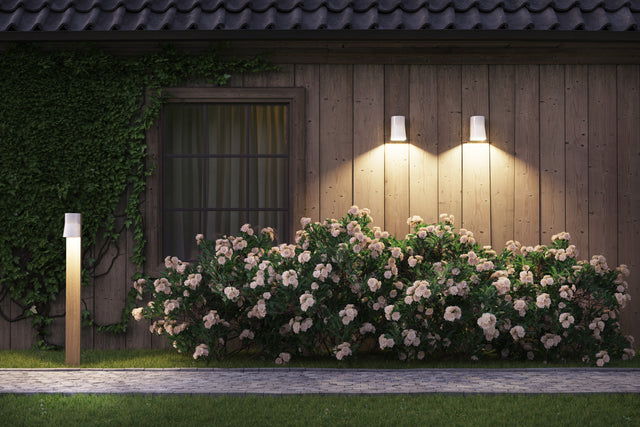 Beacon LED Wall Light - installed