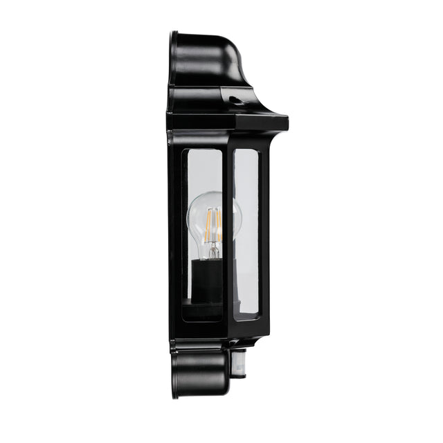 Traditional PIR half lantern IP44 15W