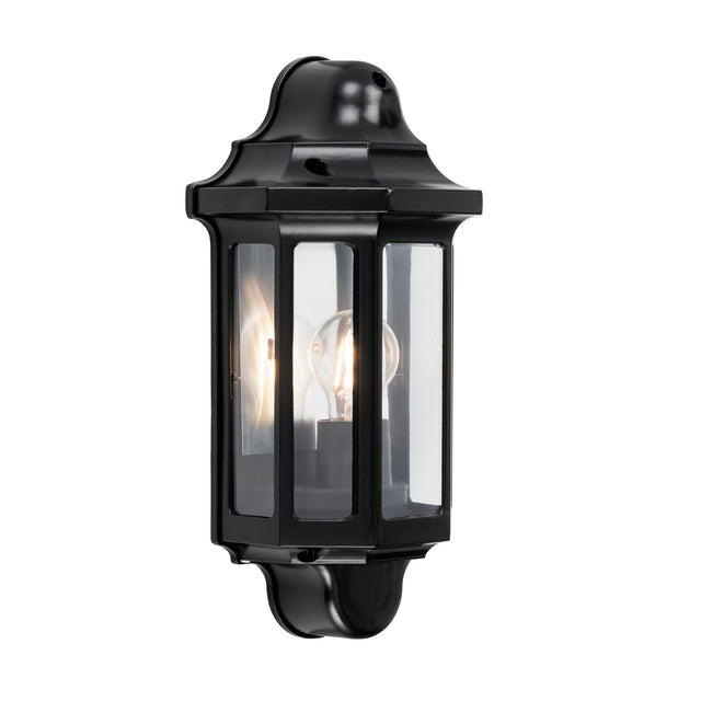 Traditional half lantern IP44 15W