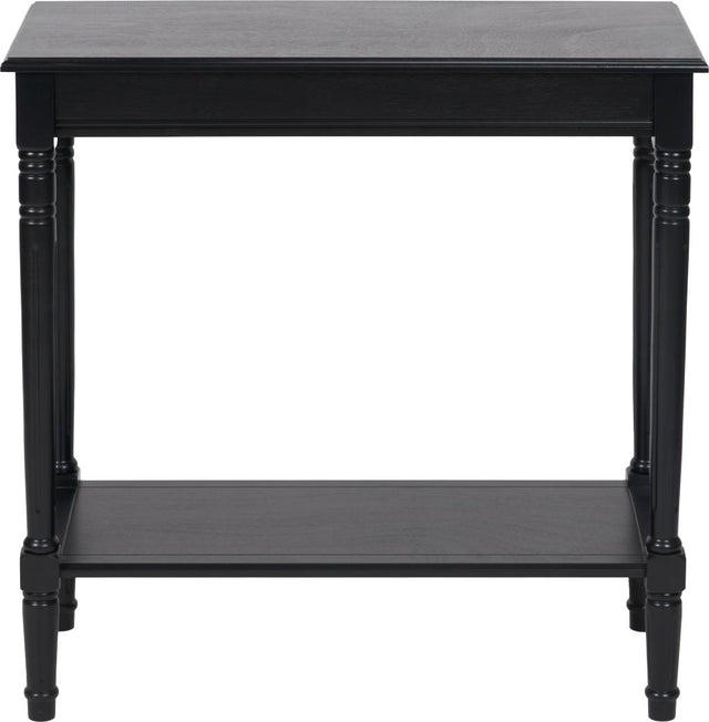 Heritage Black Pine Wood Console Table