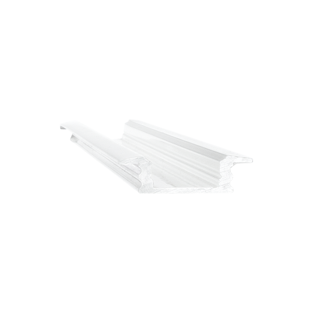 SLOT REC TRIM D25xD5 2000 mm WHITE