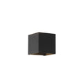 Newton Square Up&Down Wall Light, G9, Black