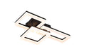 Wall Art II LED Flush, Matt Black
