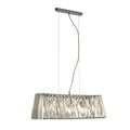 Tiara 4Lt Pendant - Chrome & Crystal