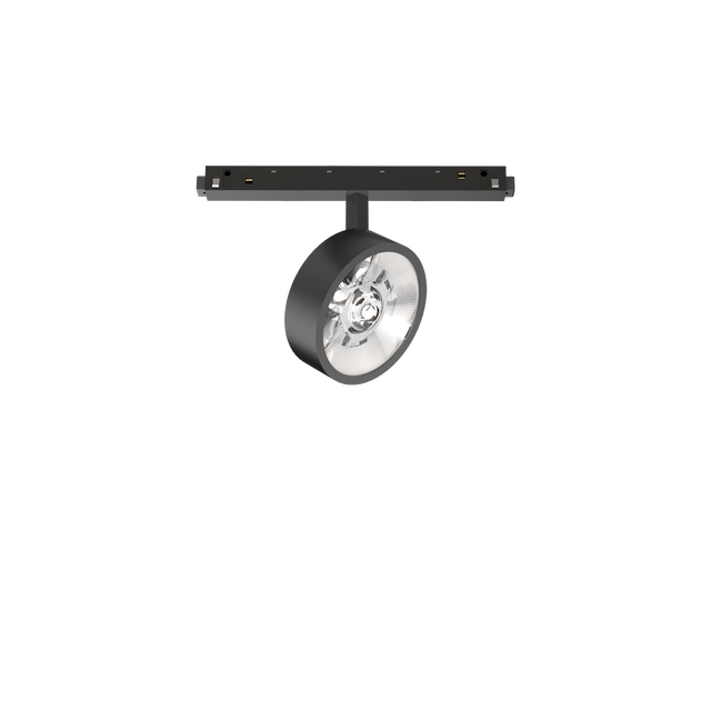 EGO TRACK FLAT SINGLE 09W 3000K ON-OFF BK