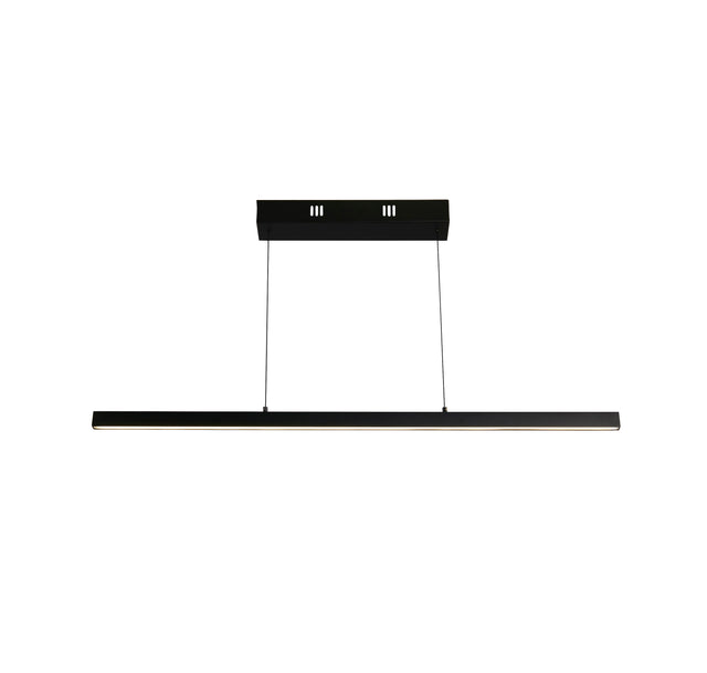 Layla Gesture Control Pendant - Black Metal & Opal Acrylic