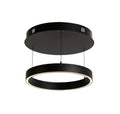 Layla Gesture Control Pendant - Black Metal & Opal Acrylic