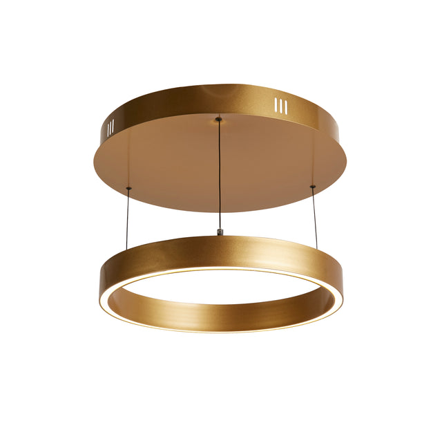 Layla Gesture Control Pendant - Gold Metal & Opal Acrylic