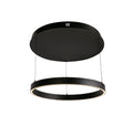Layla Gesture Control Pendant - Black Metal & Opal Acrylic