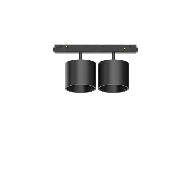 EGO TRACK DOUBLE BIG 20W 3000K ON-OFF BK