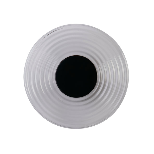Cleo LED Wall Light, Matt Black Metal with Clear Glass