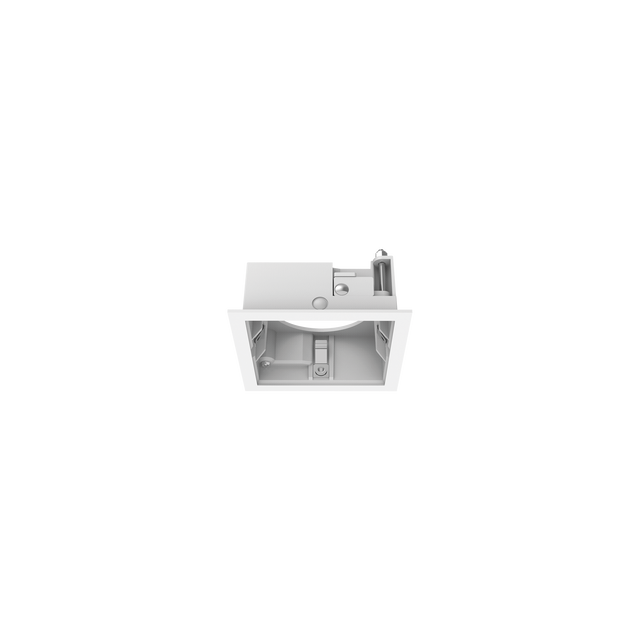 ZEUS FCOPPER TRIM SQUARE 13W WH