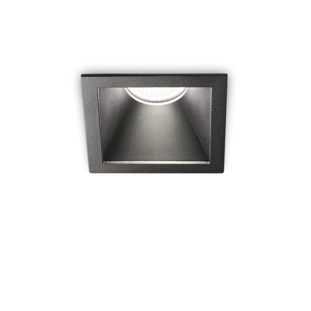 GAME TRIM SQUARE 11W 3000K BK BK IP65