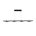 Space 4Lt LED Bar Pendant, Black Metal