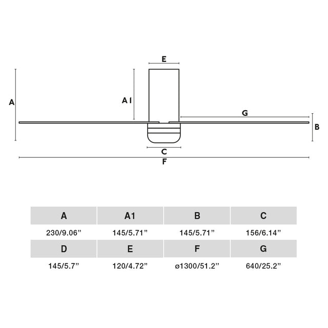 PUNT TUB M LED fan with DC motor