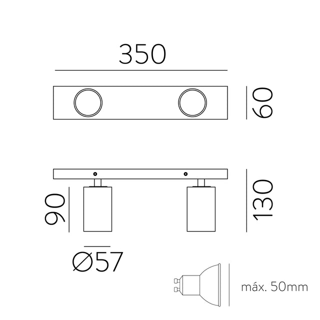 Gina Ceiling lamp