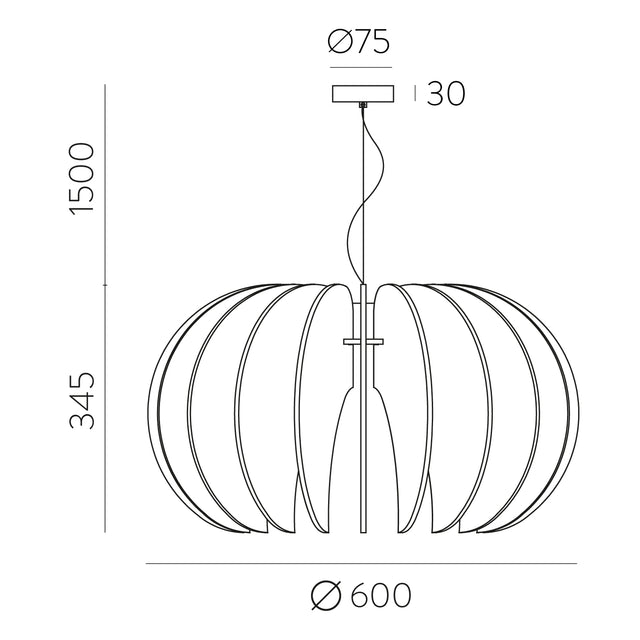 Rosa Del Desierto Pendant lamp