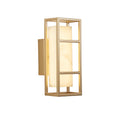 Mirage LED Wall Light, Matt Gold & Marbleised Resin