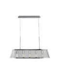 Voyager 5Lt Bar Pendant - Chrome Metal & Glass
