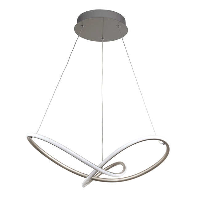 Magic Pendant - Satin Silver Metal