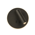 Cher LED Wall Light, Black Metal