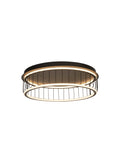 Circolo Cage Flush - Black Metal & White Silicon
