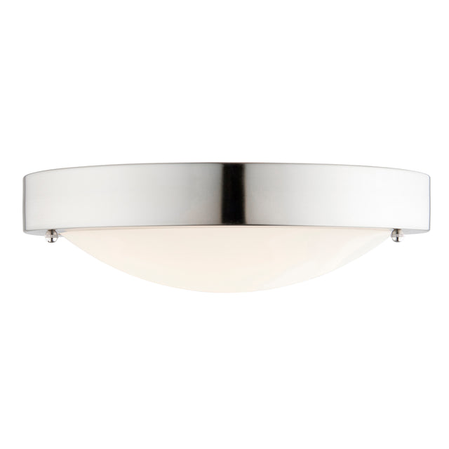 Portico LED CCT IP44 9W Satin Nickel