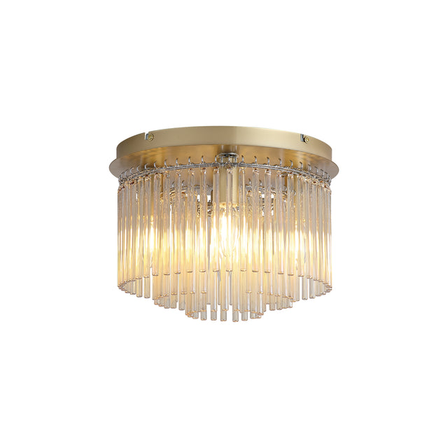 Swizzle 5Lt Flush, Gold Metal with Champagne Rods