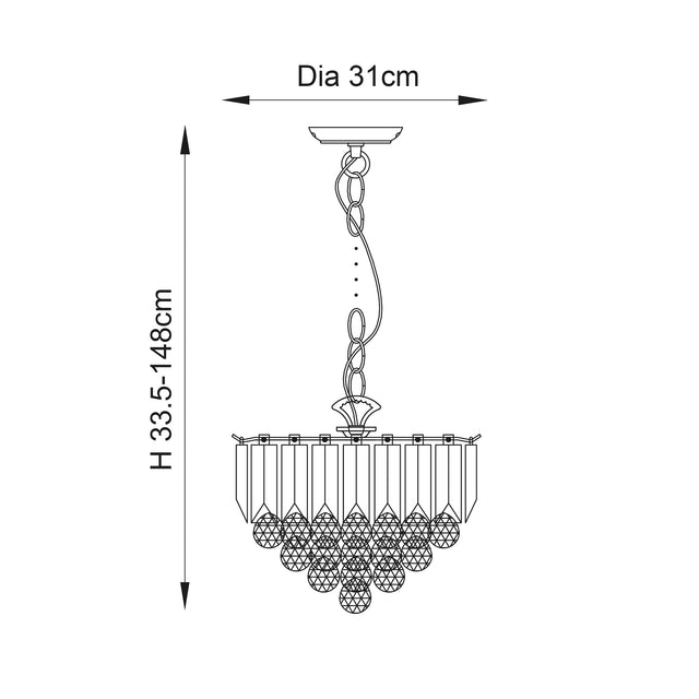 Fargo 3lt small pendant