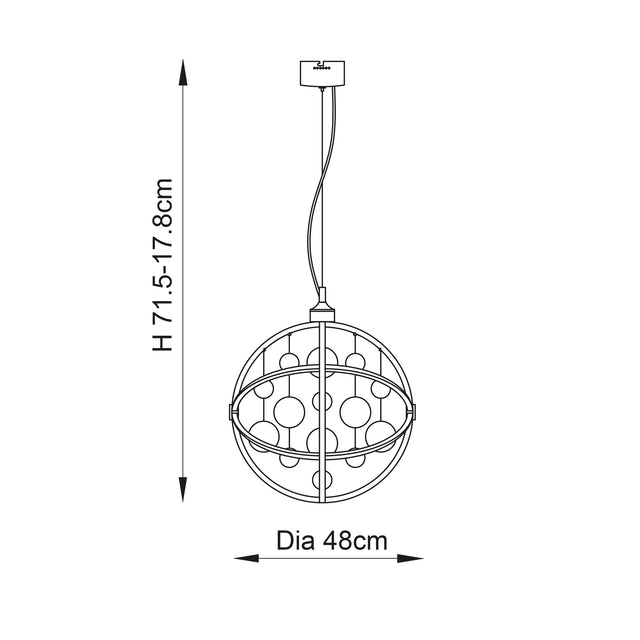 Muni 480mm pendant