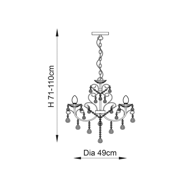 Tabitha 5lt pendant