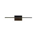 Amalfi LED Wall Light IP44, Matt Black Metal