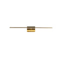 Amalfi LED Wall Light IP44, Satin Brass Metal