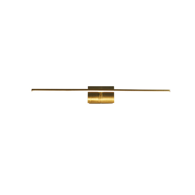 Amalfi LED Wall Light IP44, Satin Brass Metal