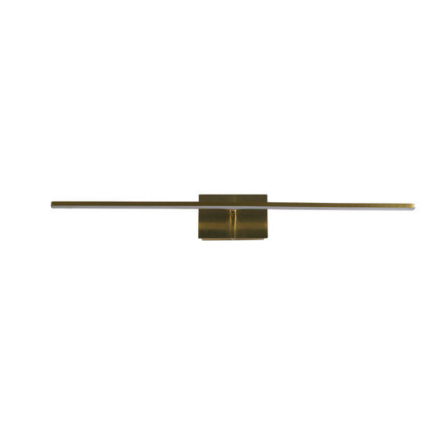 Amalfi LED Wall Light IP44, Satin Brass Metal
