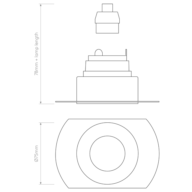 Trimless Round Fixed
