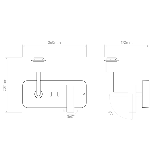 Side by Side Grande USB