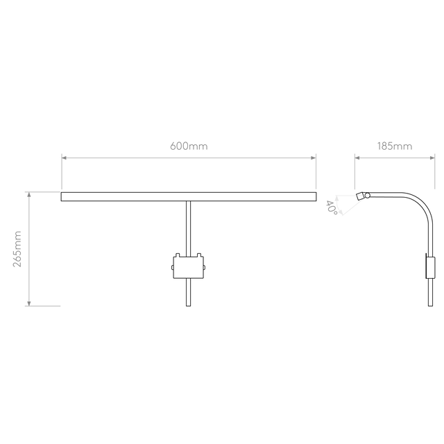 Mondrian 600 Frame Mounted LED
