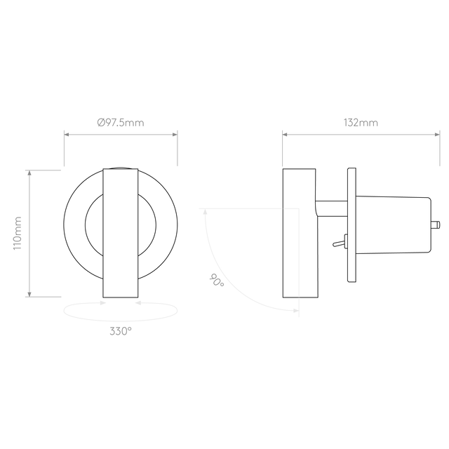 Enna Recess Switched LED